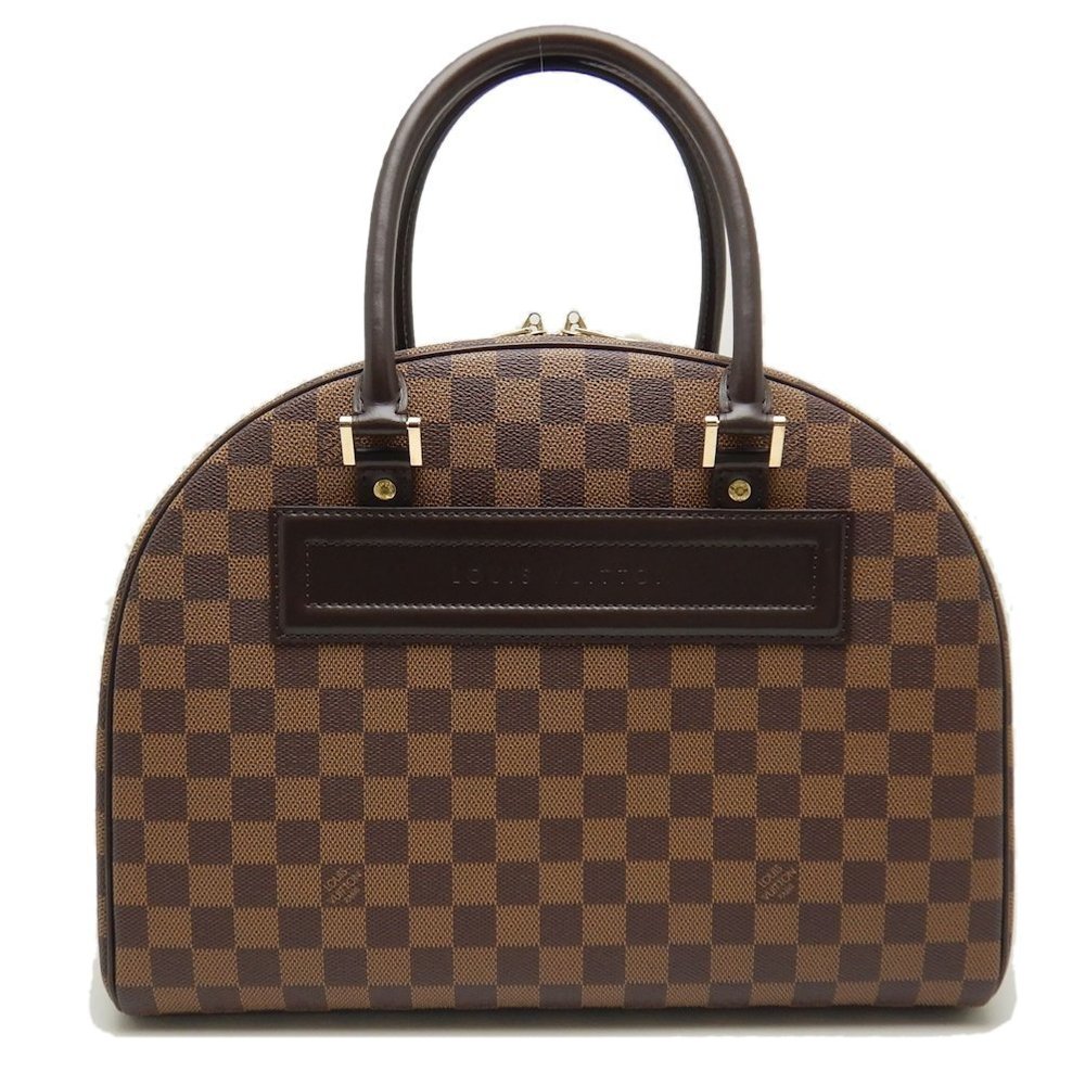 Louis Vuitton Nolita Damier Ebene Handbag Brown